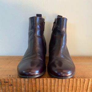 ECCO fig leather ankle boots